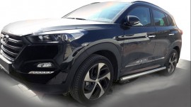 Пороги трубами Хендай Туксон 2 ТЛ