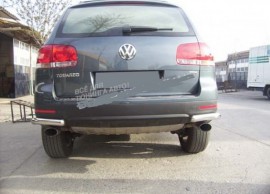 Захисні куточки заднього бампера Volkswagen Touareg 1 7L