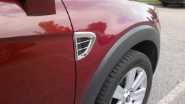 Хром накладки на повітрозабірники Chevrolet Captiva