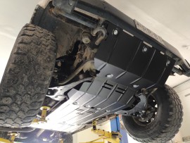 Защита двигателя Hyundai Galloper увеличенная