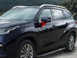Рейлинги на крышу Toyota highlander 4 в OEM дизайне