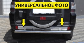 Одинарная труба на задний бампер Ситроен Джампер 2