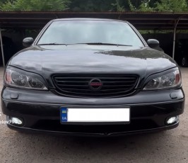 Реснички на фары Nissan Maxima A33
