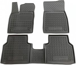 Гумові килимки Volkswagen ID4 з перемичкою