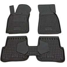 Высокие коврики Audi A6 C6 с перемычкой