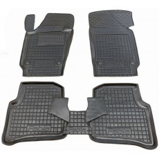 Коврики салона Skoda Fabia 3 NJ с перемычкой