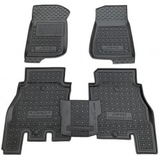 Ковры салона Jeep Wrangler JL 5D с перемычкой