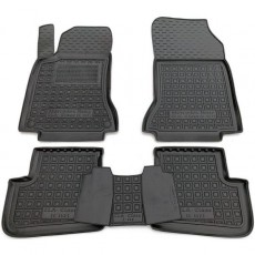 Коврики в салон Mercedes CLA C117 с перемычкой