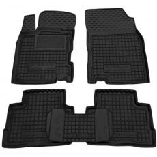 Коврики в салон Nissan Qashqai 2 J11 с перемычкой