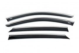 Ветровики окон Opel Astra L с хромом с 2021 года 4шт