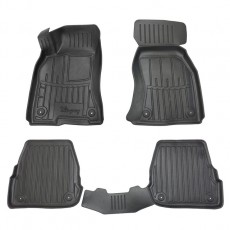 Высокие ковры Audi A6 C5 с бортами и перемычкой