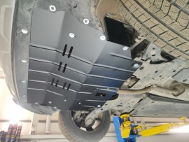 Защита двигателя MG ZS увеличенная под радиатор и коробку