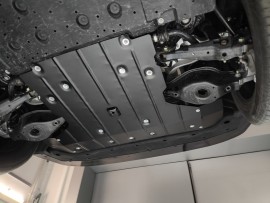 Защита багажного отдела Nissan Ariya сталь 2мм на штатные места