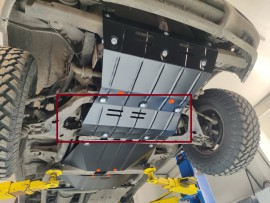 Защита коробки передач SsangYong Musso FJ 93-05