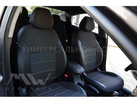 Чехлы для Hyundai Ioniq 4 серия Premium кожзам и ткань
