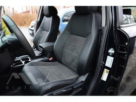 Чехлы для Honda CR-V 5 USA серия Leather Style с 2017 года