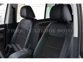 Чехлы в салон Nissan Leaf 2 поколения серия Leather Style