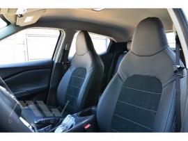 Чехлы в салон Nissan Juke 2 серия Leather с алькантарой