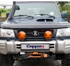 Дефлектор капота Hyundai Galloper черный