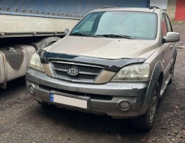 Дефлектор капота Kia Sorento 1 BL черный