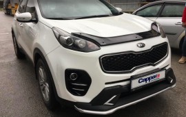 EUROCAP Дефлектор капота Kia Sportage 4 QL черный