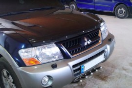 Дефлектор капота Mitsubishi Pajero Wagon 3