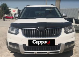 Мухобойка на капот Skoda Yeti рестайлинг с 2013- года