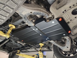 Защита двигателя Toyota Land Cruiser 100 и коробки передач Сталь