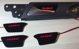 LED подсветка дверных ручек Volkswagen Passat B7 Европа с логотипом