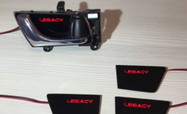 LED подсветка дверных ручек Subaru Legacy 4 с логотипом