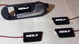 LED подсветка дверных ручек Volkswagen Golf Plus с логотипом