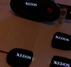 LED підсвічування дверних ручок Mazda Xedos 6 з логотипом