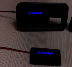 LED підсвічування дверних ручок ВАЗ 21099 з логотипом