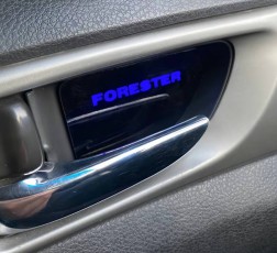LED подсветка дверных ручек Subaru Forester 4 SJ с логотипом