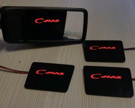 LED подсветка дверных ручек Ford C-Max 1 с логотипом