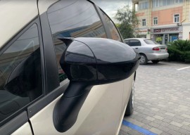 Крышки зеркал на Fiat Linea черные