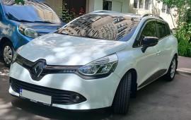 Накладки на зеркала Renault Clio 4 черные