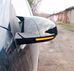 Кришки на дзеркала Volkswagen Golf 5 чорні
