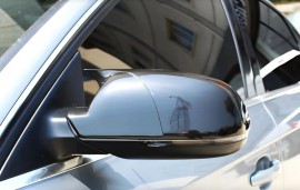 Крышки на зеркала Audi A4 B8 черные