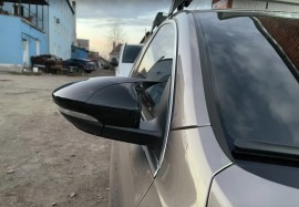 Крышки на зеркала Volkswagen Passat CC черные