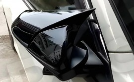 Накладки на дзеркала Volkswagen Polo 2 6N чорні
