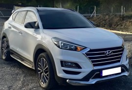 Крышки на зеркала Hyundai Tucson 3 TL черные