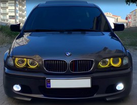 Накладки на дзеркала BMW 3 E46 series чорні