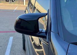 Накладки на зеркала BMW X3 F25 черные