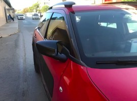 Накладки на дзеркала Citroen C4 Cactus чорні