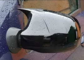 Кришки на дзеркала Renault Duster 1 чорні