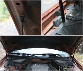 Газовый амортизатор капота Infiniti FX37 / FX50 09-17 2шт