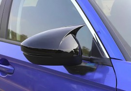Накладки на зеркала Honda Civic 11 седан черные