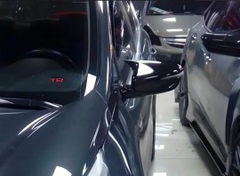 Кришки на дзеркала Kia Ceed 2 чорні