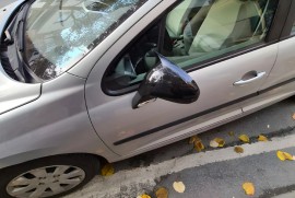 Крышки на зеркала Peugeot 308 черные